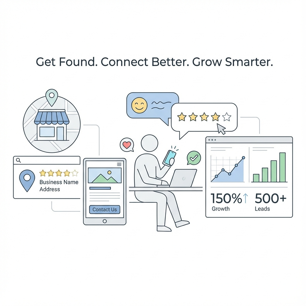 Get Found. Connect Better. Grow Smarter.